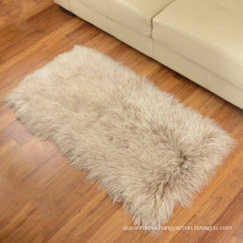 Wholesale high quality 100% real genuine tibetan mongolian lamb fur blanket